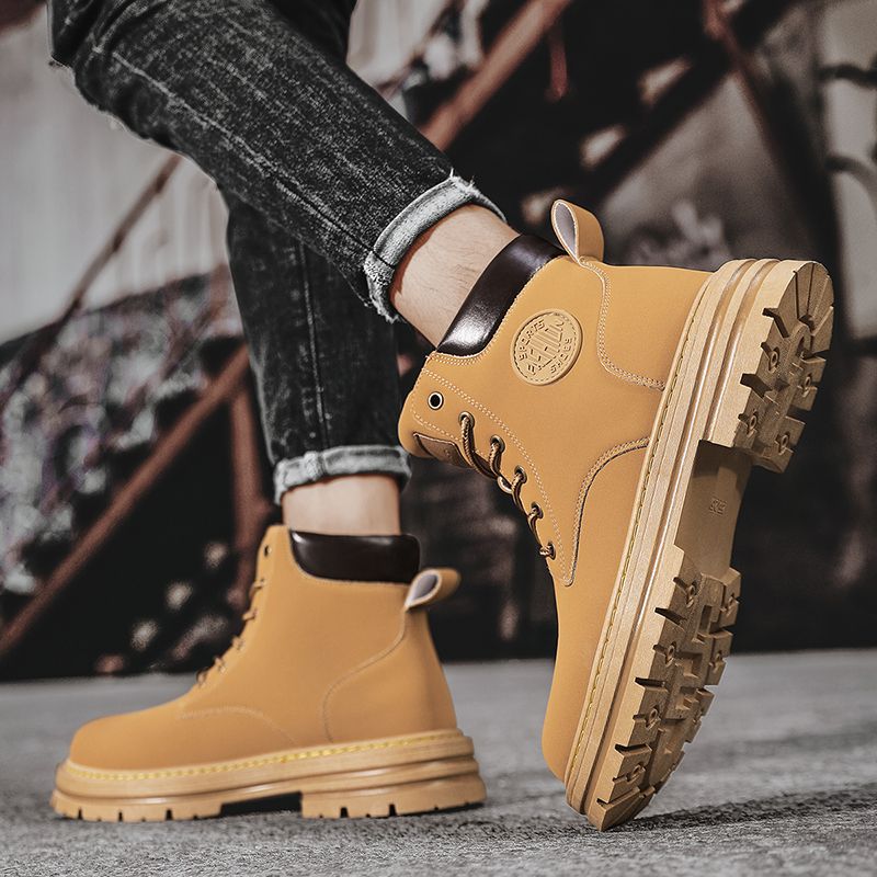 Damen Modische Winterstiefel mit stabiler Sohle und warmem Innenfutter