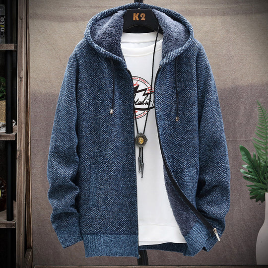 Herren bequeme und stylische Kapuzenjacke R&B