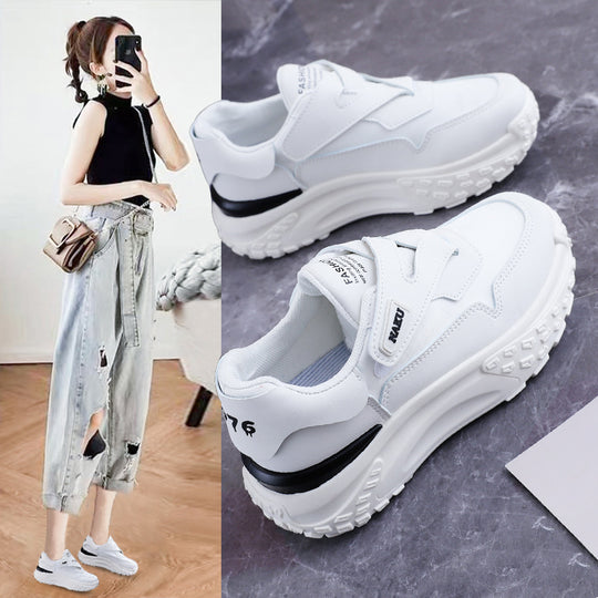 Damen Slipper Sneakers mit praktischem Klettverschluss und dämpfender Laufsohle R&B