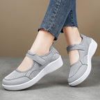Damen Komfortable Sneakers mit verstellbarem Riemen