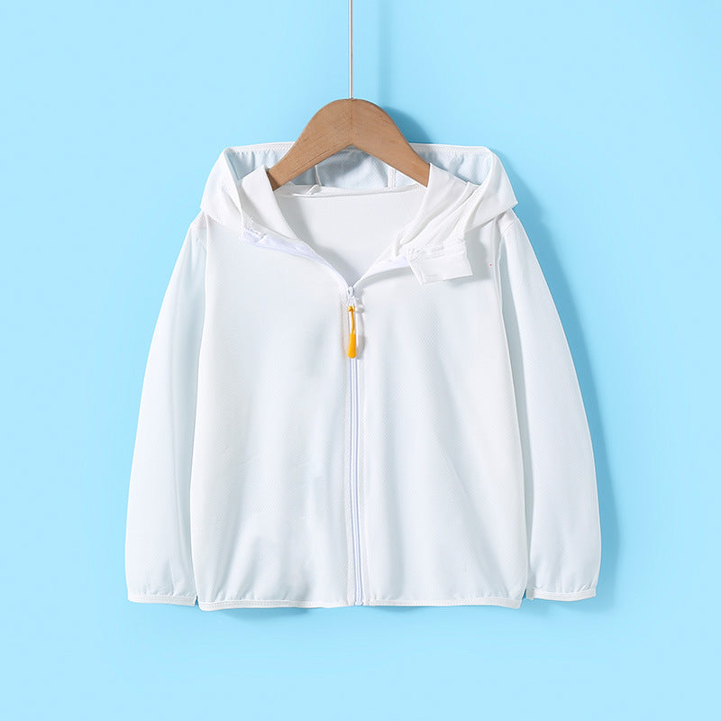 Unisex nan leichte UV-Schutz Kapuzenjacke mit durchgehendem Reißverschluss und atmungsaktivem Meshfutter R&B