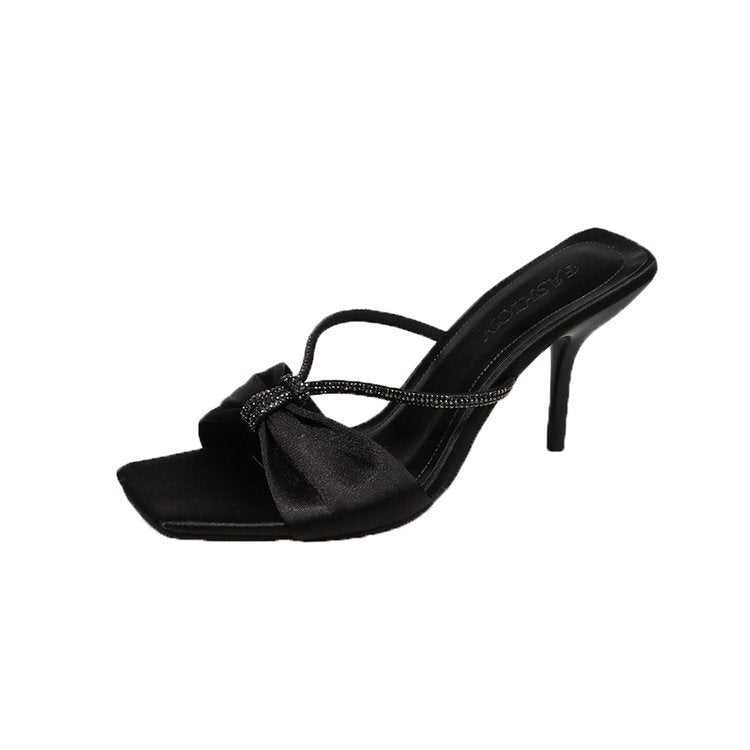 Damen elegante Slingback-Pumps mit dekorativem Schleifenakzent R&B