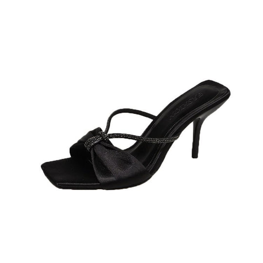 Damen elegante Slingback-Pumps mit dekorativem Schleifenakzent R&B