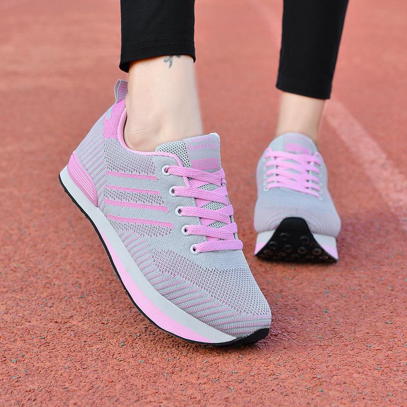 Damen Atmungsaktive Fitness-Sneaker mit gepolstertem Sohlenkomfort R&B