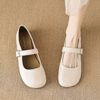 Damen Ballerinas mit verstellbarem Riemen und angenhmem Innenfutter