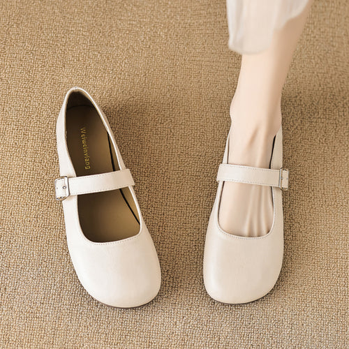 Damen Ballerinas mit verstellbarem Riemen und angenhmem Innenfutter R&B