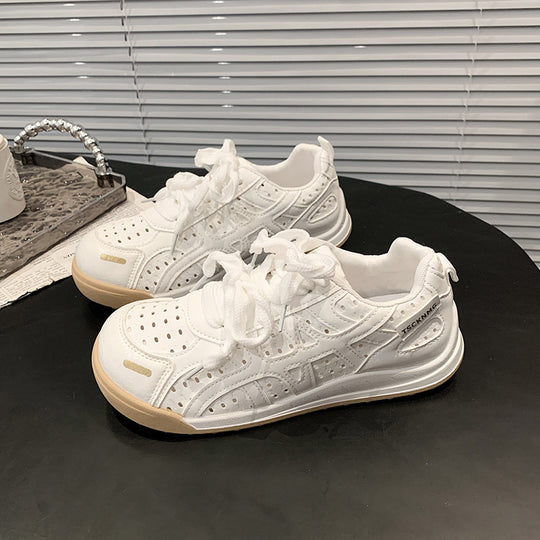 Damen Bequeme Freizeitsneaker mit atmungsaktiver Oberflächenstruktur und flexibler Sohle R&B