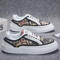 Damen Sneakers mit grafischem Muster und bequemer Sohle R&B