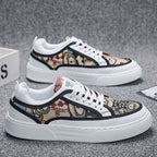 Damen Sneakers mit grafischem Muster und bequemer Sohle R&B