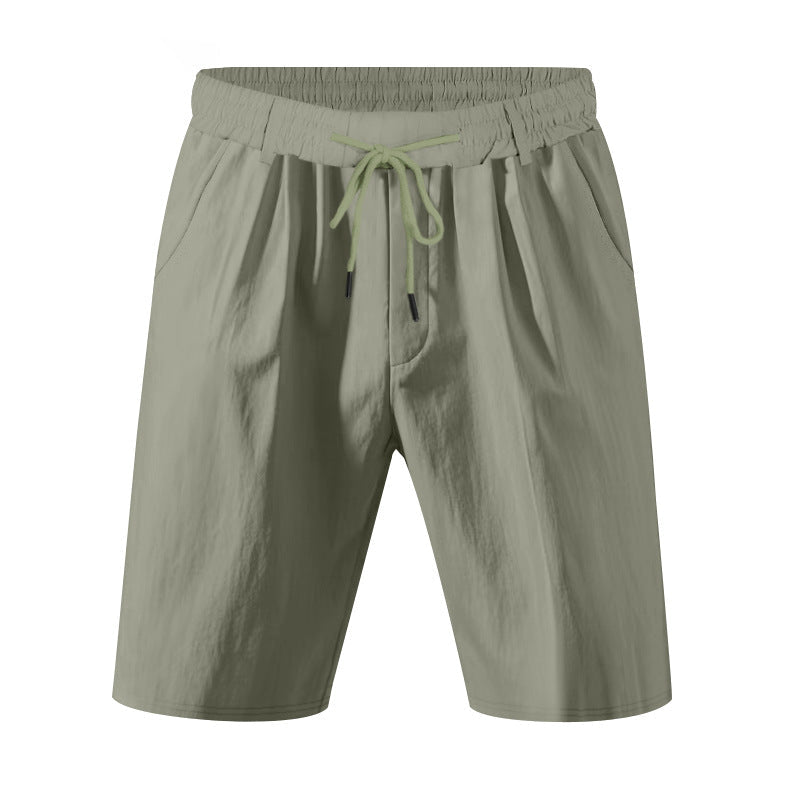 Damen bequeme Sweatshorts mit verstellbarem Bund und Seitentaschen R&B