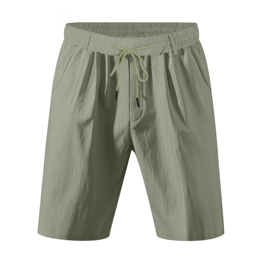 Damen bequeme Sweatshorts mit verstellbarem Bund und Seitentaschen R&B