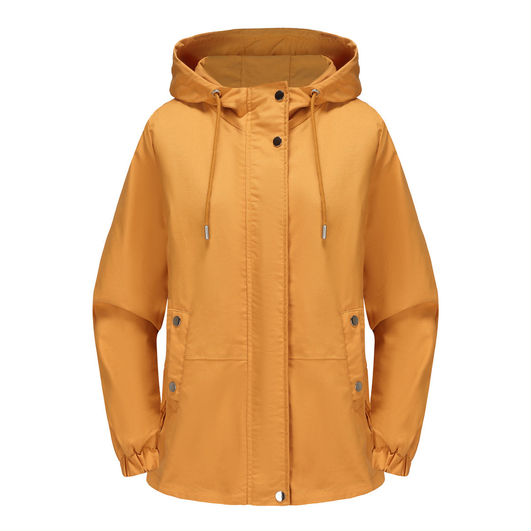 Damen leichte Windjacke mit verstellbarem Bund R&B