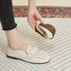 Damen Bequeme Mokassins mit modischem Schnallen-Design R&B