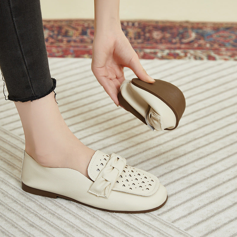Damen Bequeme Mokassins mit modischem Schnallen-Design R&B