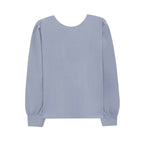 Damen Bluse mit Puffärmeln und vielseitigem Schnitt