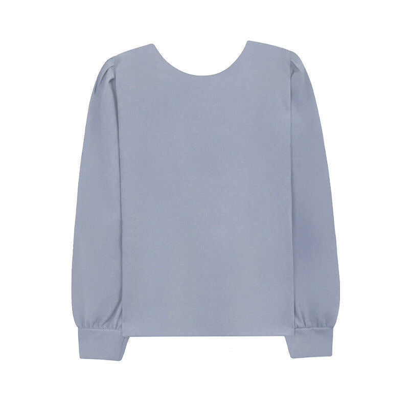Damen Bluse mit Puffärmeln und vielseitigem Schnitt