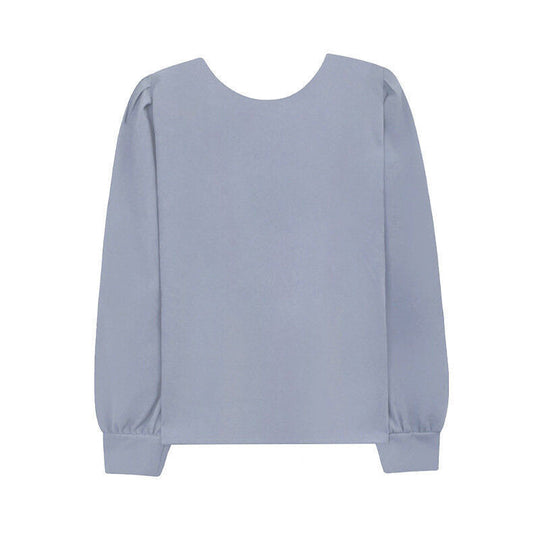 Damen Bluse mit Puffärmeln und vielseitigem Schnitt