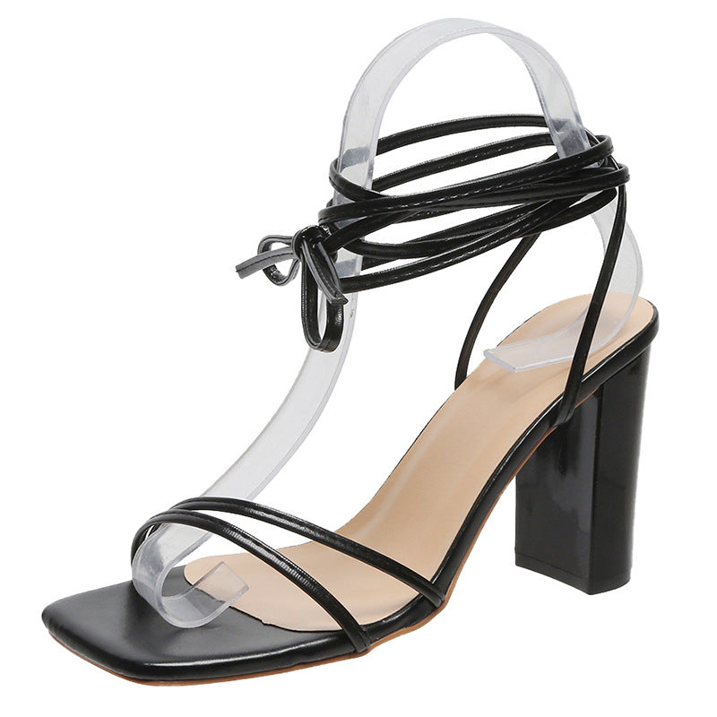 Damen Hochwertige Sandalen mit geflochtenem Riemendesign R&B