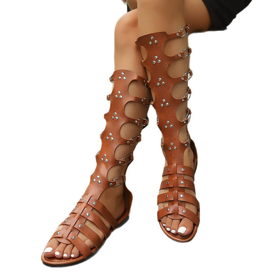 Damen Gladiator Sandalen R&B
