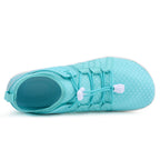 Unisex nan flacher Stadt-Sneaker mit Schnellzugverschluss, elastischem Strickoberteil und stoßabsorbierender Leichtsohle R&B