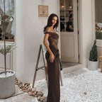 Damen Elegantes Abendkleid mit Spitze und tailliertem Schnitt R&B