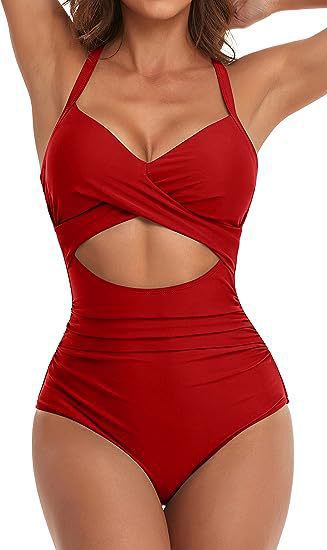 Damen Cut-Out Badeanzug R&B
