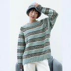 Damen gestrickter Pullover R&B