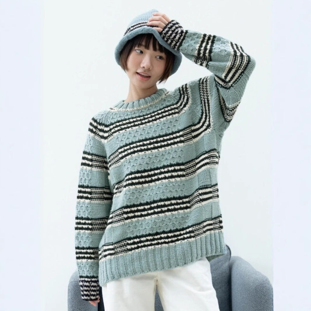 Damen gestrickter Pullover R&B