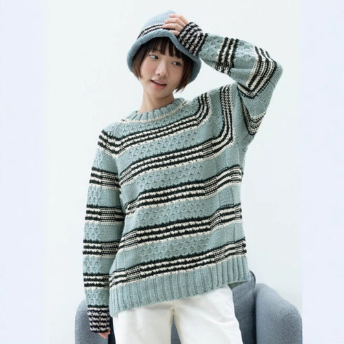 Damen gestrickter Pullover R&B