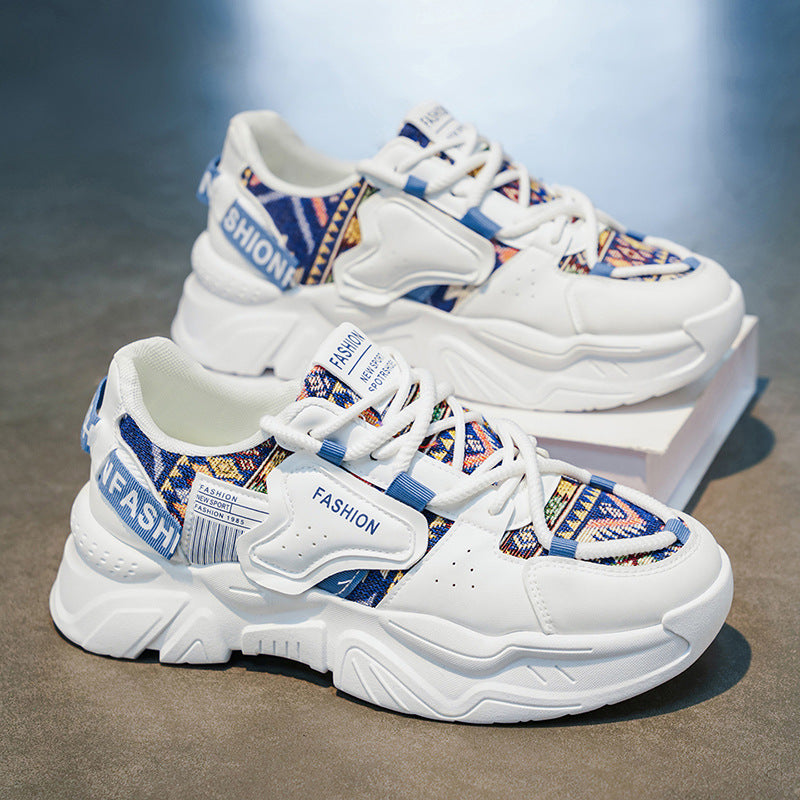 Damen Modische Chunky Sneakers mit innovativem Sohlenprofil und einzigartigem Design R&B