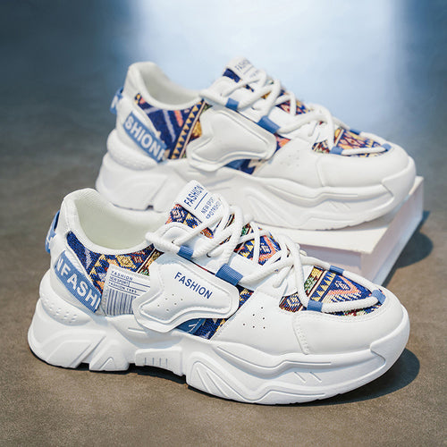 Damen Modische Chunky Sneakers mit innovativem Sohlenprofil und einzigartigem Design R&B