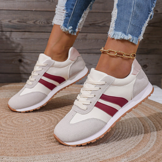 Damen Sportliche Sneakers mit atmungsaktivem Obermaterial und dämpfender Sohle R&B