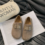 Damen komfortable Clogs mit modischer Schnalle R&B
