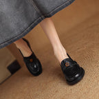 Damen Mokassins mit elegantem Riemen und hochwertigem Lederobermaterial R&B