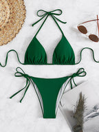 Damen Triangel-Bikini mit verstellbaren BindR&Bändern und elegantem Schnitt R&B