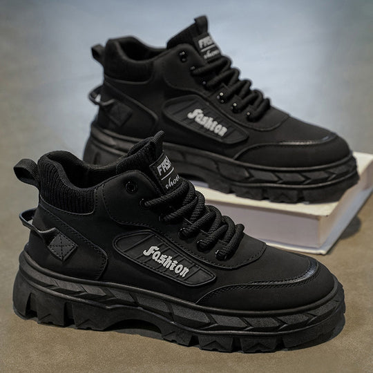 Herren High-Top Sneakers mit robustem Profil und rutschfester Sohle R&B