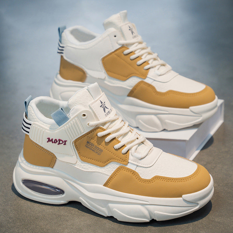 Damen Sportliche Chunky Sneakers mit atmungsaktiven Mesh-Elementen und gepolsterter Laufsohle R&B