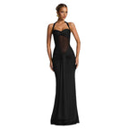 Damen elegante Abendkleid R&B