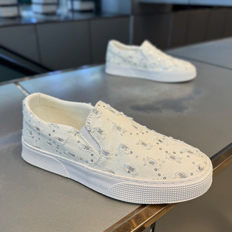 Damen modische Slip-On Sneakers