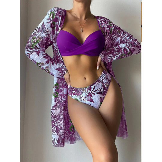 Damen Strandkleid mit floralen Mustern R&B