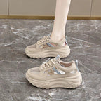 Damen Sportliche Sneakers mit atmungsaktivem Netz-Obermaterial von R&B