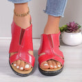 Damen Offene Riemensandalen mit ergonomischer Fußbettung und flexiblem Design R&B