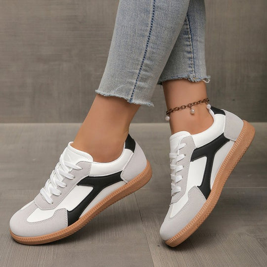 Damen Sportliche Sneakers mit atmungsaktivem Obermaterial und rutschfester Sohle R&B