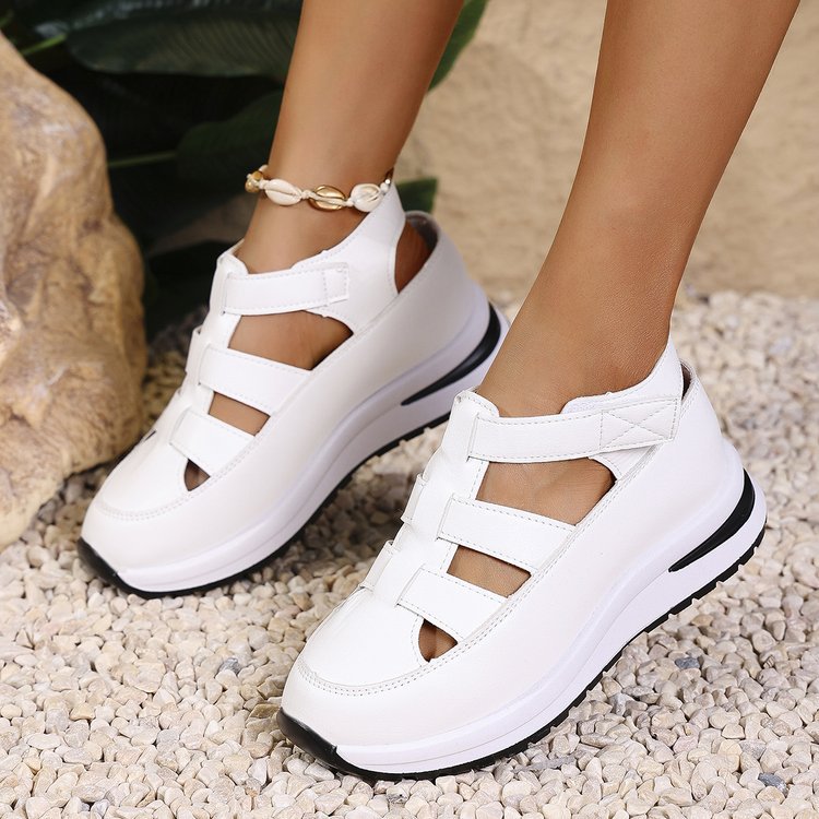 Damen Sportliche Sandalensneaker mit atmungsaktiver Oberflächenstruktur und flexiblem Komfortfutter R&B