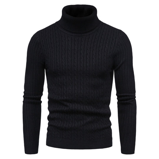 Herren komfortabler Rollkragenpullover R&B