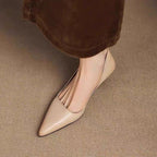 Damen elegante spitze Absatzschuhe