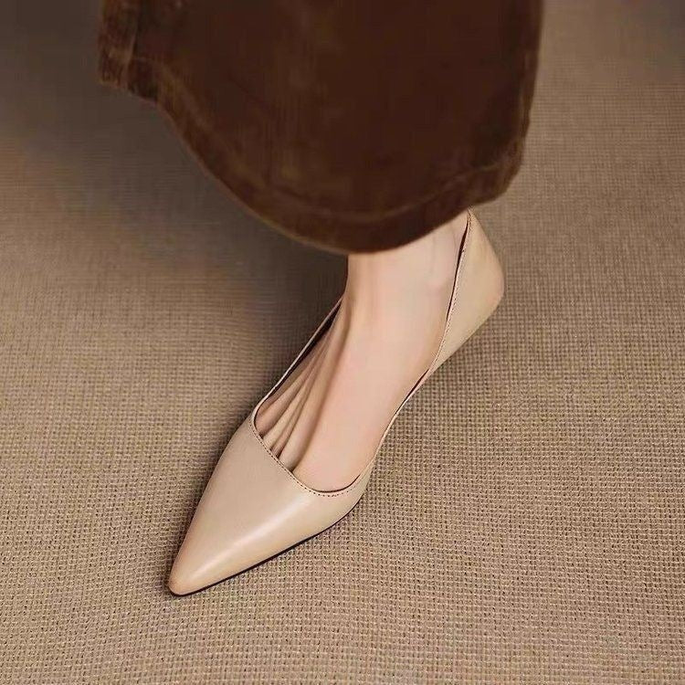 Damen elegante spitze Absatzschuhe