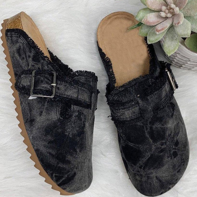 Damen Clogs mit lässigem Camouflage-Design und weichem Fußbett R&B