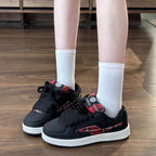 Damen Sportliche Sneaker mit kariertem Detail und rutschfester Sohle R&B