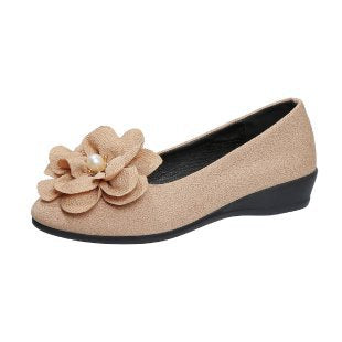 Damen elegante Ballerinas mit modischer Schleifen-Applikation R&B
